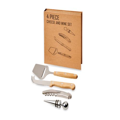 4-piece wine and cheese gift set Reze 1