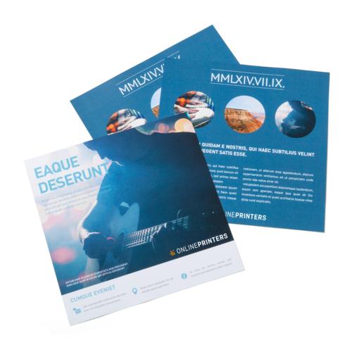 Flyers & Leaflets, Small square, printed on both sides 2