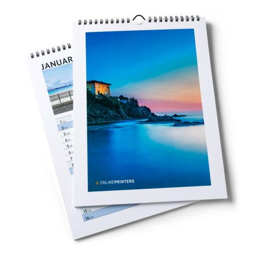 Wire-o Wall Calendars, A3 Half, 4/0 colours 2