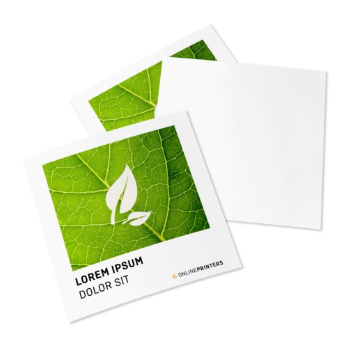 Flyers & Leaflets eco/natural paper, A5-Square, printed on one side 1