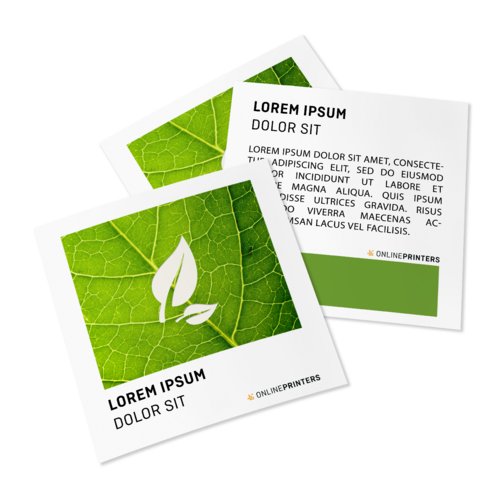 Flyers & Leaflets eco/natural paper, A5-Square, printed on both sides 1
