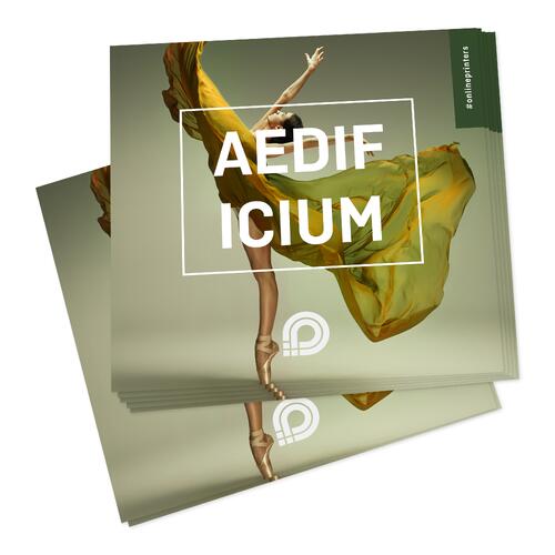 Round paper stickers.