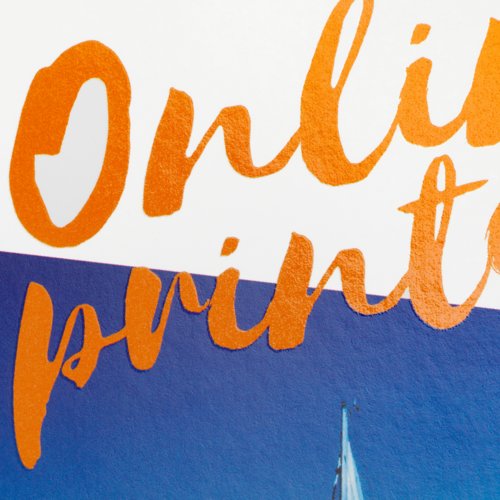 Flyers with spot finish, A4-Square, printed on both sides 2