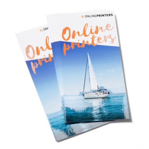 Flyers with spot finish, A4-Square, printed on both sides 1