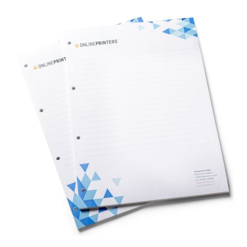 Letterheads, A6, printed on both sides 7