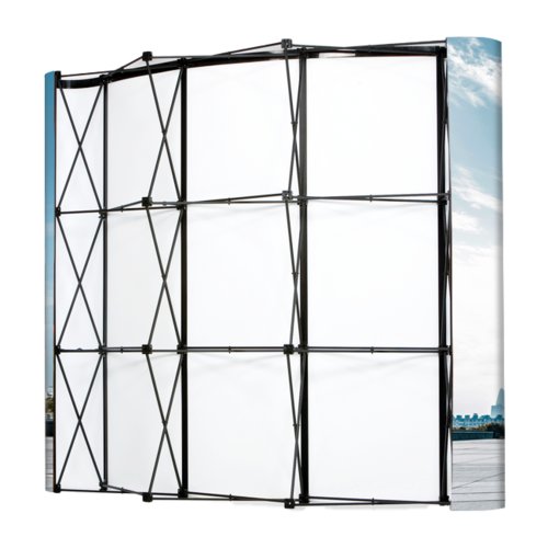 Pop-up displays, incl. print, curved,470.8 x 224 cm 2