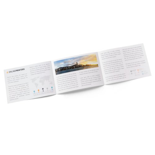 Folded Leaflets Landscape, A5 5
