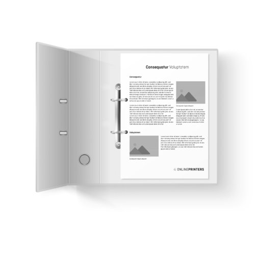 Single-sided printed loose-leaf collection