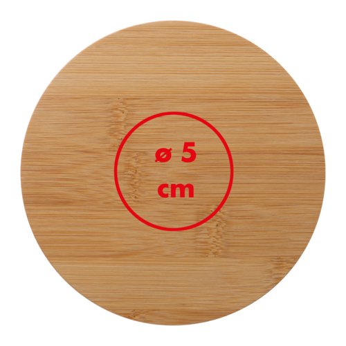 Light wooden bowl with lid for soups.