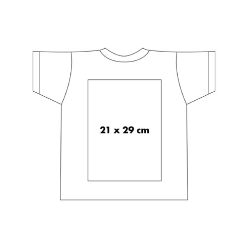 Cotton T-shirt with short sleeves and round neck.