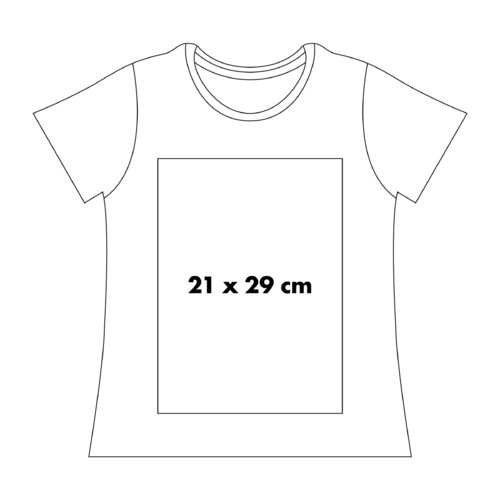 Cotton T-shirt with short sleeves, unisex fit.