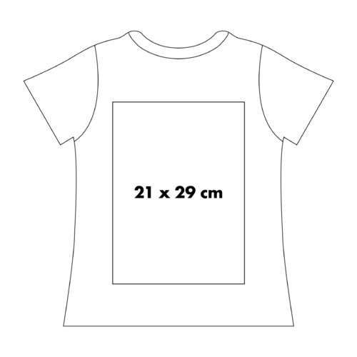 Cotton T-Shirt, Unisex, with short sleeves.