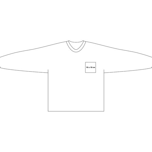 Cotton sweatshirt with long sleeves and crew neck.
