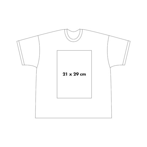 Cotton t-shirt with short sleeves and round neck.