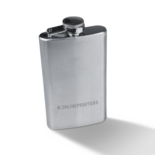 Stainless steel hip flask Fresno 1