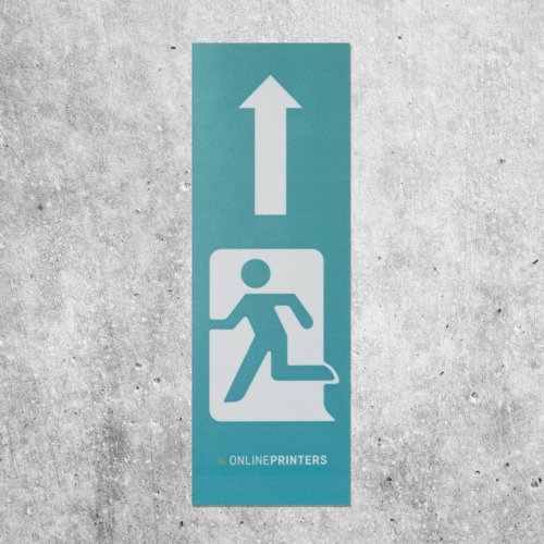 Reflective self-adhesive sticker.