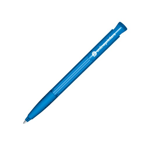 senator® Super Hit Clear Soft Grip press button pen 5