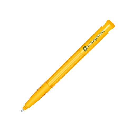 senator® Super Hit Clear Soft Grip press button pen 10