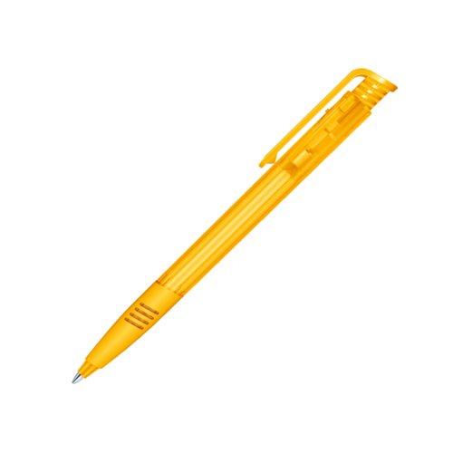 senator® Super Hit Clear Soft Grip press button pen 11