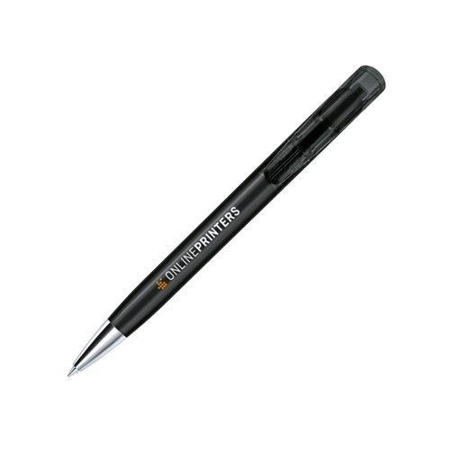 senator® Challenger Clear press button pen with metal tip 1