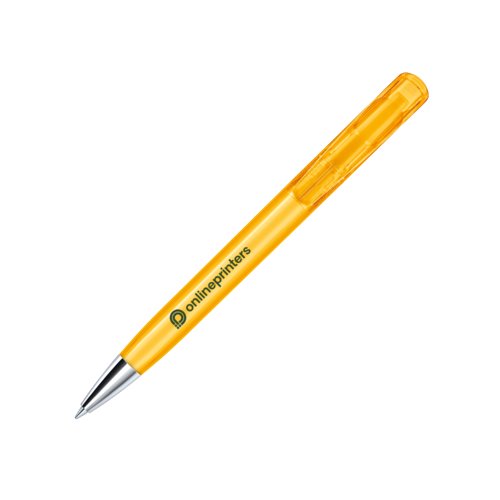 senator® Challenger Clear press button pen with metal tip 12