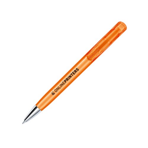 senator® Challenger Clear press button pen with metal tip 14