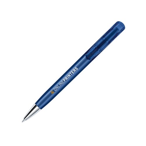 senator® Challenger Clear press button pen with metal tip 10