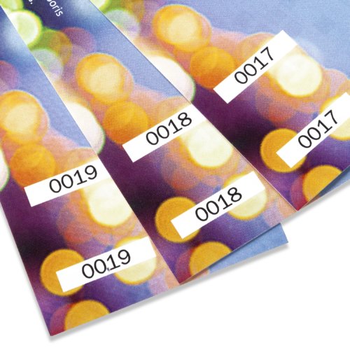 Paper tickets, printed on one side.