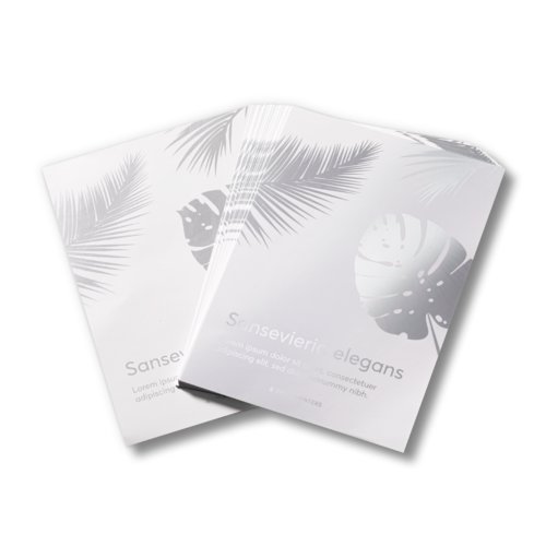 Paper postcards with special effect colors.