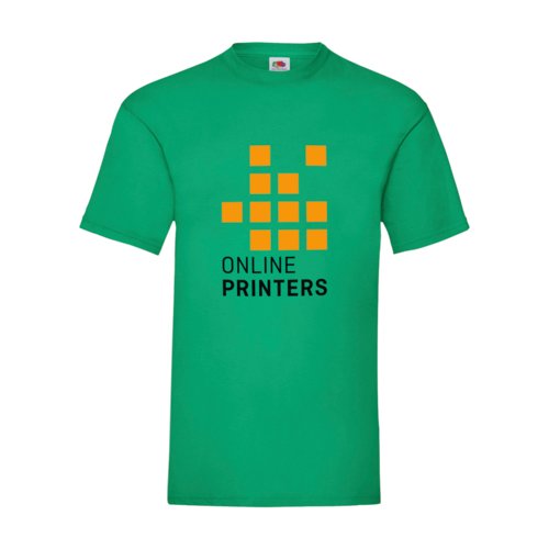 Cotton T-shirt with short sleeves and a round neck.
