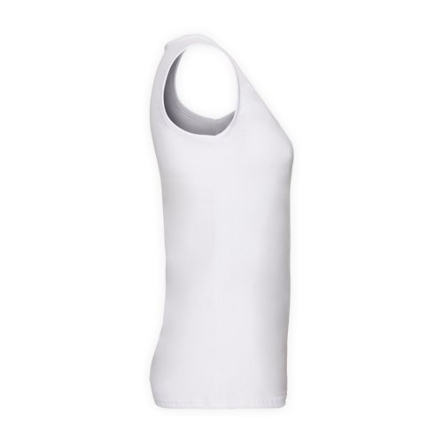 White cotton tank top for women.