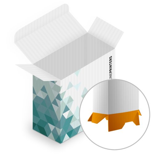Folding box with automatic bottom.