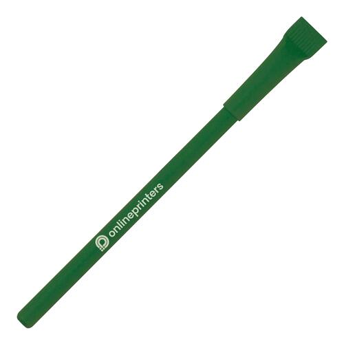 Green inkless pen with pattern.
