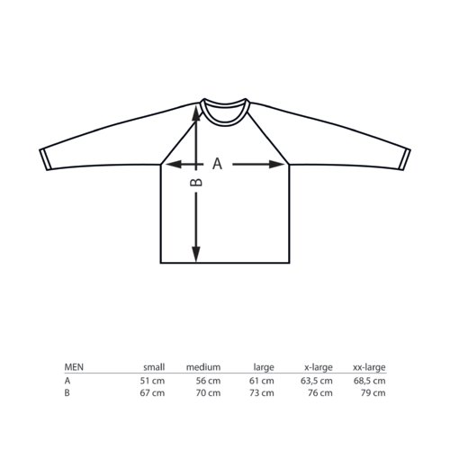 Fabric sweatshirt with long sleeves and round neck.