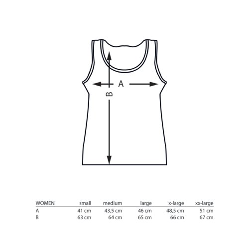 Cotton tank top with wide straps.