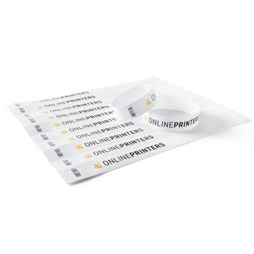 Tyvek® security wristbands, 4/0 1