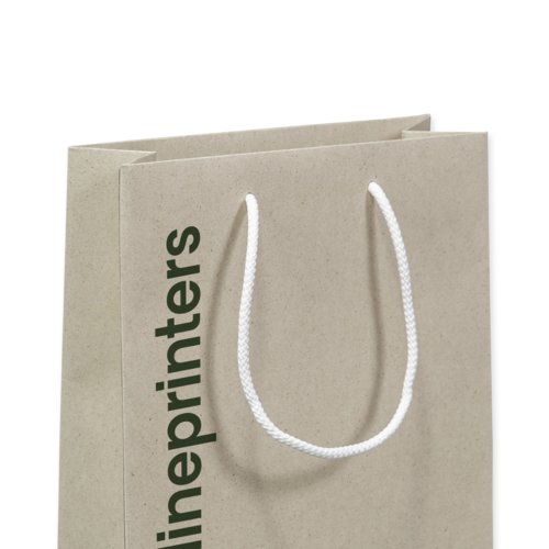 Natural paper rope handle bag, 35 x 25 x 10 cm 3