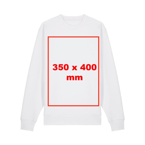 Fabric unisex sweatshirt with long sleeves.
