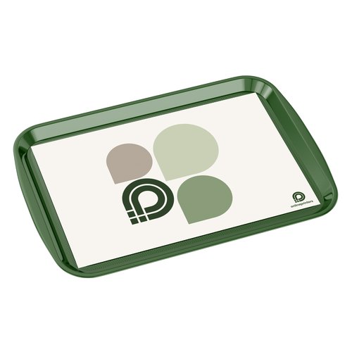 White paper insert for serving tray.