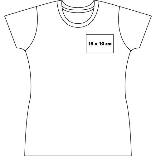 Cotton T-Shirt for women with short sleeves.