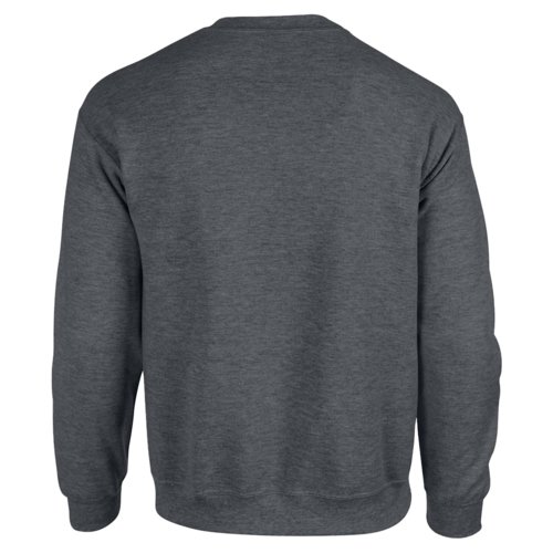 Heather gray cotton-blend sweatshirt for men.