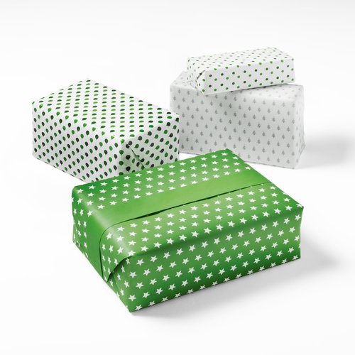Gift wrap with effect colors.