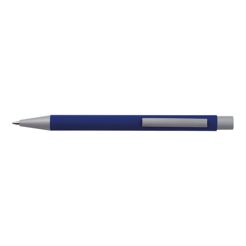Blue writing set with ballpoint pen and case.