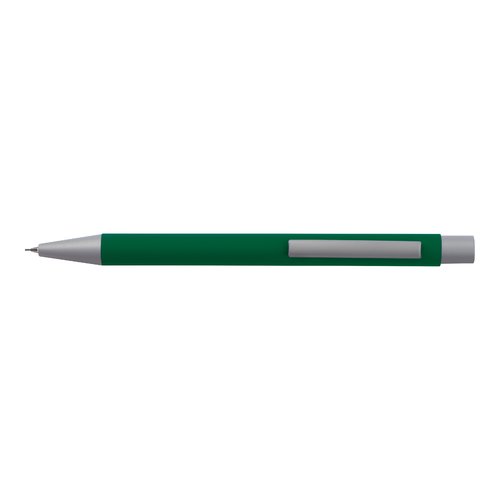 Green writing set with pen and case.
