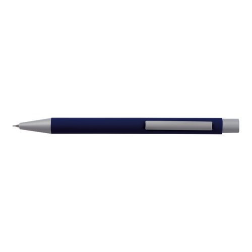 Dark blue writing set with ballpoint pen and rollerball pen.