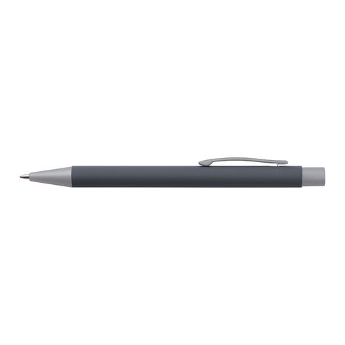 Anthracite writing set with ballpoint pen and case.