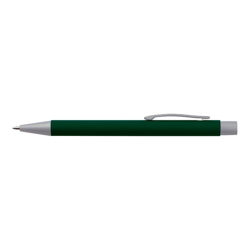 Dark green writing set with ballpoint pen and optional gift packaging.