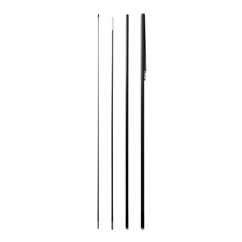 Black drop flag system for individual design.