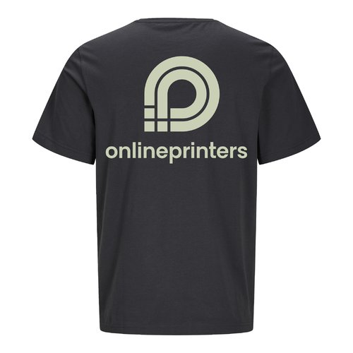 Anthracite organic cotton T-shirt in a unisex fit.