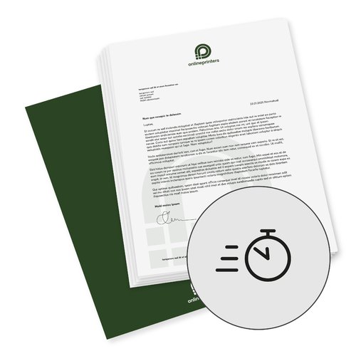 Stationery for professional use.